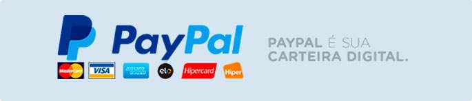 Paypal é a sua carteira digital.