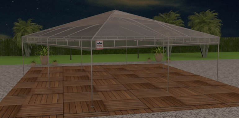 Conheça a tenda transparente que dá leveza e requinte para seu evento