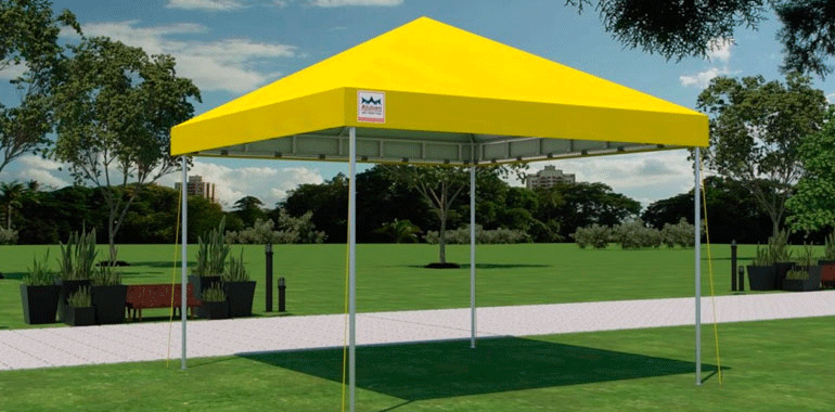 Para empresas: tenda piramidal 5x5